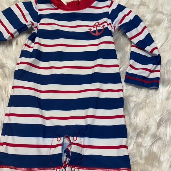 HATLEY - Baby Rash Guard - 'Ahoy Matey' Anchor - Picture 2 of 3
